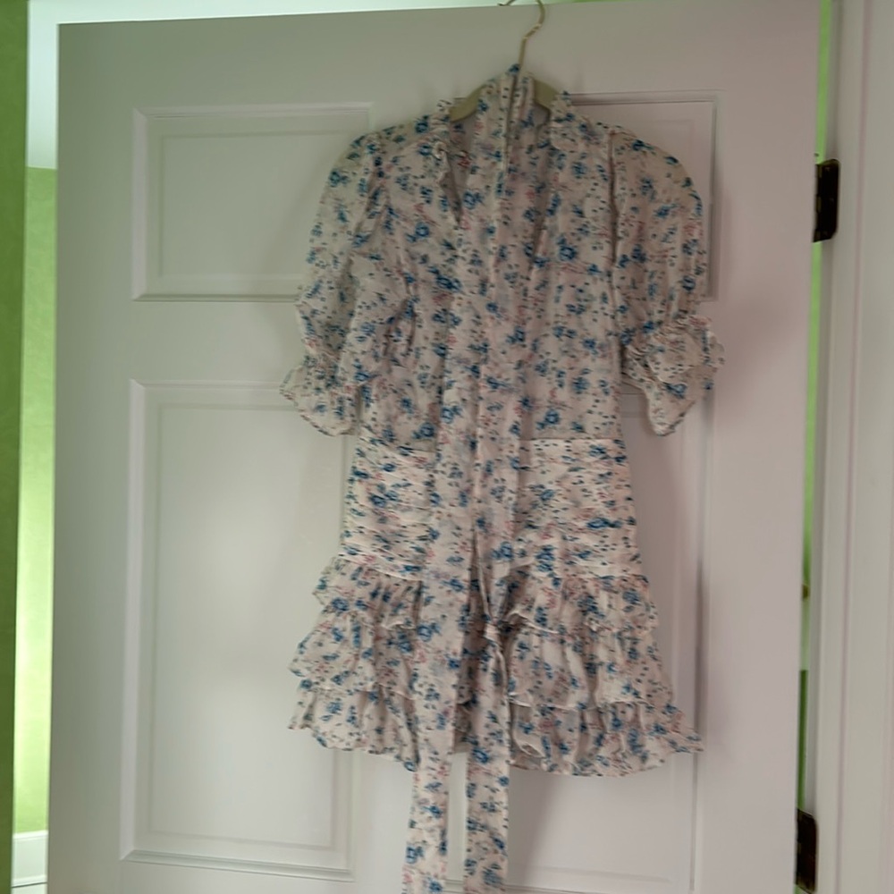 Loveshack fancy floral dress never worn